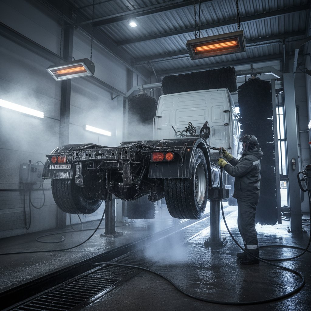 Commercial fleet washing